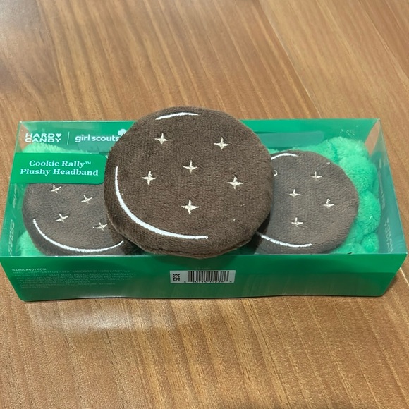 Hard Candy Other - Hard Candy Girl Scouts Cookie Rally Plushy Headband. Ltd Edition. Thin Mint. NIB